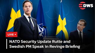 LIVE: Mark Rutte and Swedish PM Address Media on NATO Security Cooperation | DWS News | AC14