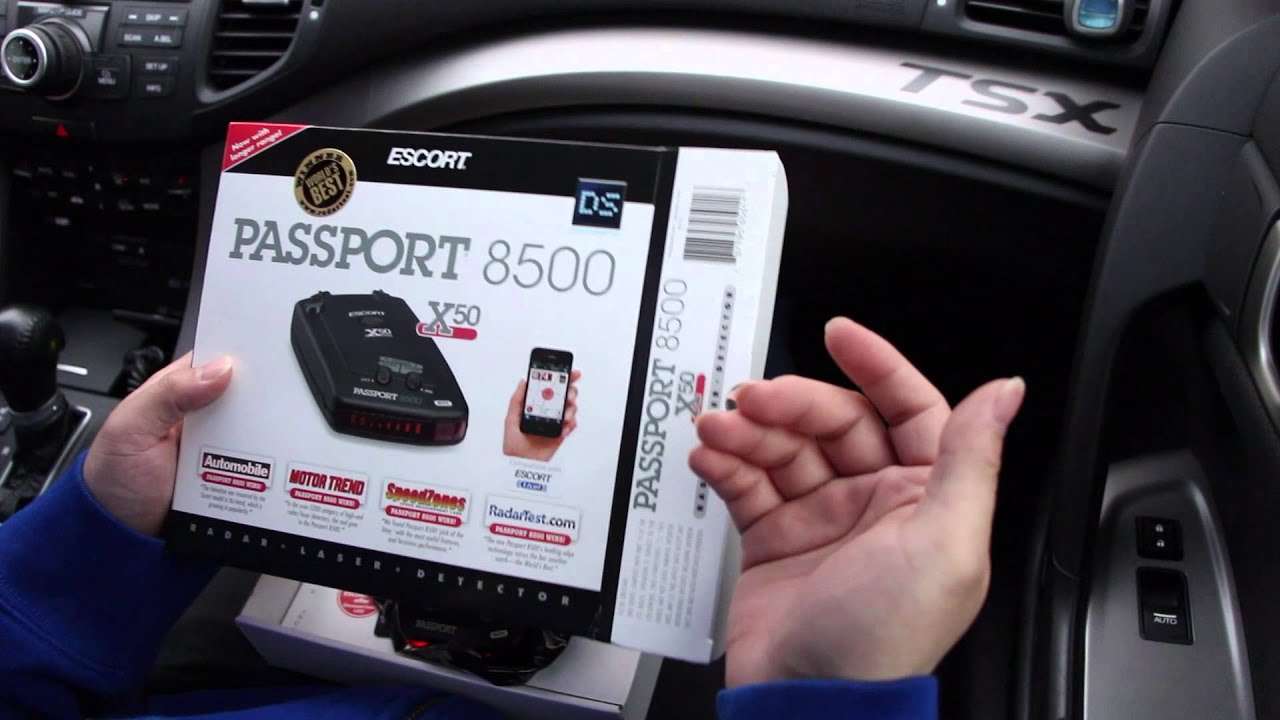 Escort 8500 x50 Unboxing + Visor Mount & Hardwired (Radar Detector
