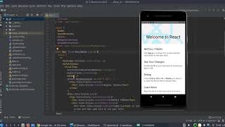 android studio   emmulator console for react native