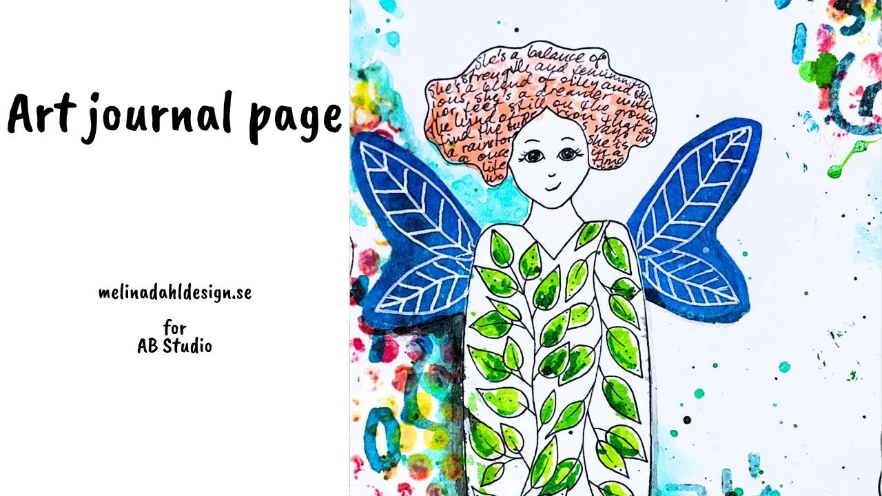 Keep it simple Art journal page