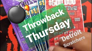 Solo Throwback Video!! $70 Session. Throwbacks are almost gone! Michigan lottery, Detroit Scratchers