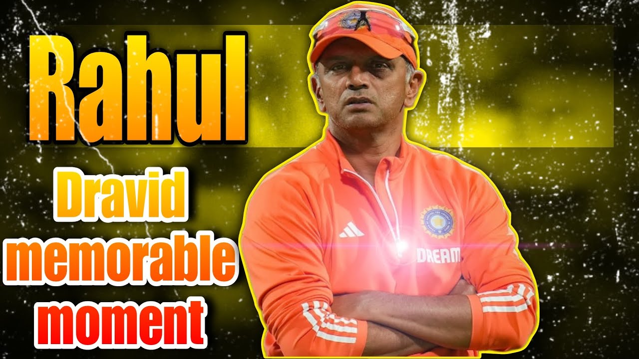 Rahul Dravid: The Wall's Greatest Cricketing Moments | From Lord's Debut to Adelaide Heroics!
