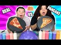 Real Vs Pancake Art Challenge