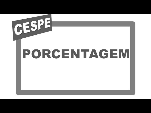 Concurso Público | Assistente de Gestão de Políticas Públicas | Porcentagem | CESPE | 2016