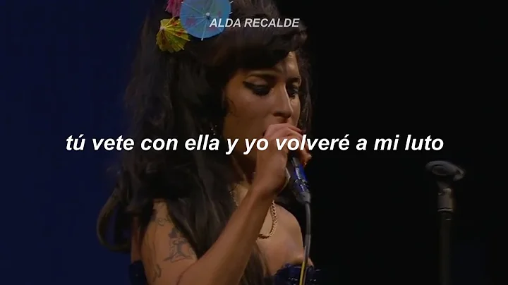 Amy Winehouse - Back to black // Traduccin al espaol