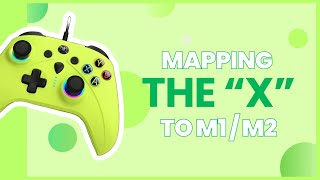 Map the X Button to M1/M2