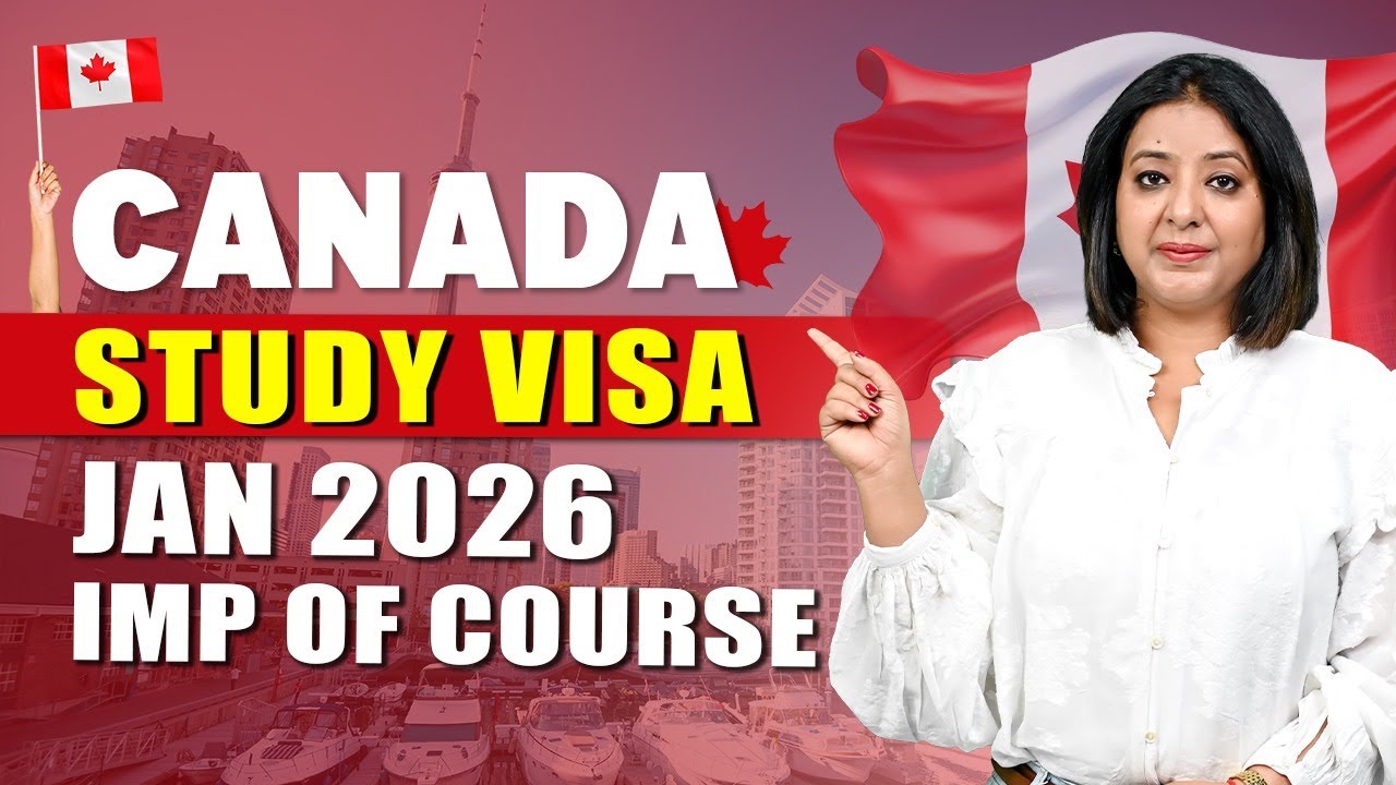 CANADA 🇨🇦 STUDY VISA JAN 2026 IMP. OF COURSE | STUDY VISA UPDATES 2025 ...