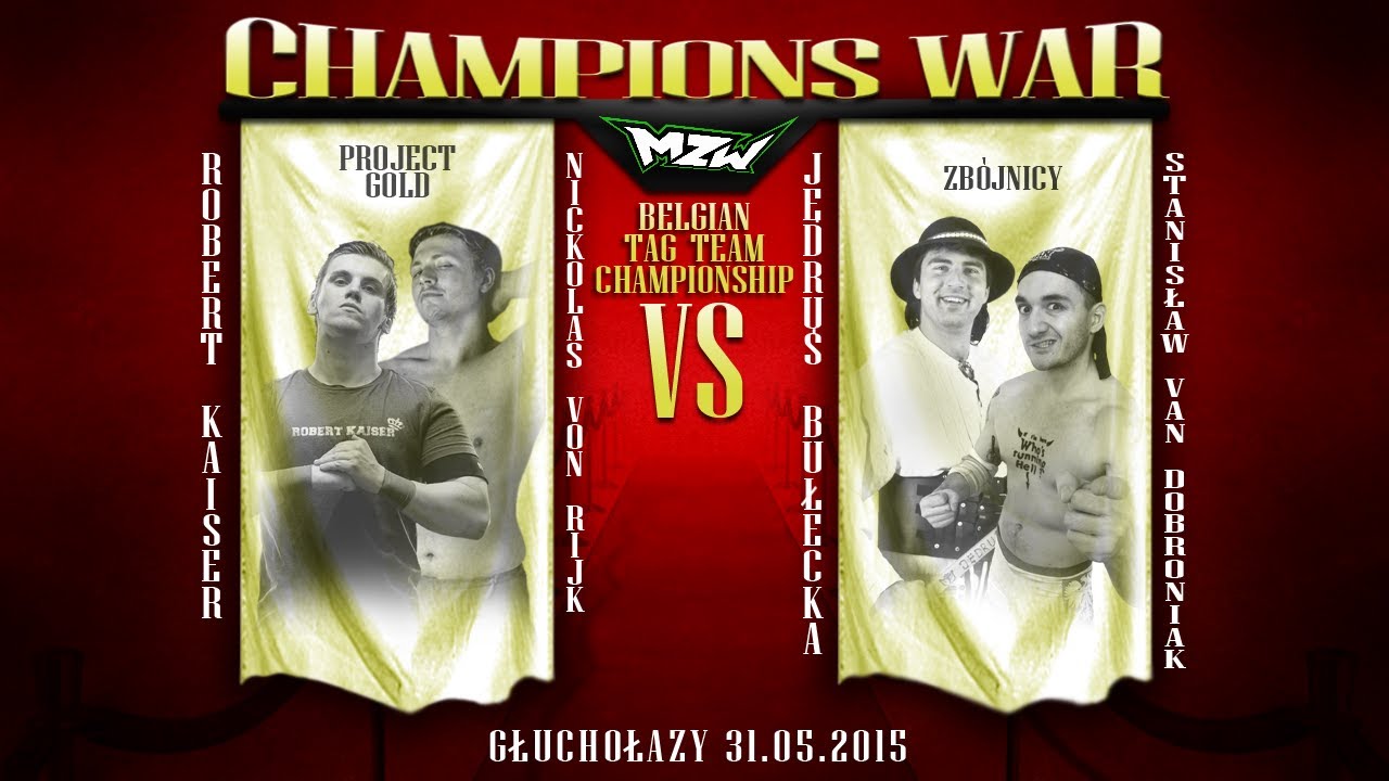 BPW Tag Team Title:Nickolas Kluth & Robert Kaiser (c) VS Jedrus Bulecka & Stanisław Van Dobroniak