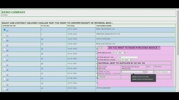 Inwarding Sub Contract  Items Is Very Quick In simpliRP ERP For MSME ERP And SME ERP