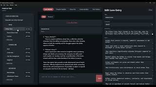 Fetch & Flow Lore Studio – Worldbuilding & Story Planning Tool