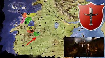 Houses of the Westerlands and Their History | Map of the Known Houses of Westeros