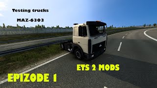 Testing trucks: MAZ-6303