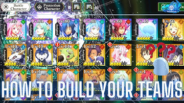 HOW TO EFFECTIVELY BUILD TEAMS! BEGINNER TEAM BUILDING GUIDE!! | Slime Isekai Memories
