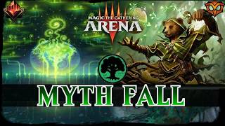MYTH FALL | MTG Arena Mono Green Stompy Landfall MYTHIC RANK STRIXHAVEN Standard Deck