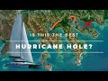 Is this the best Hurricane Hole in the Caribbean? Jupiter²  prepares for a hurricane.