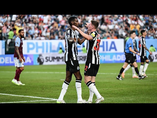 Newcastle United 3 Aston Villa 3 | Premier League Summer Series Highlights