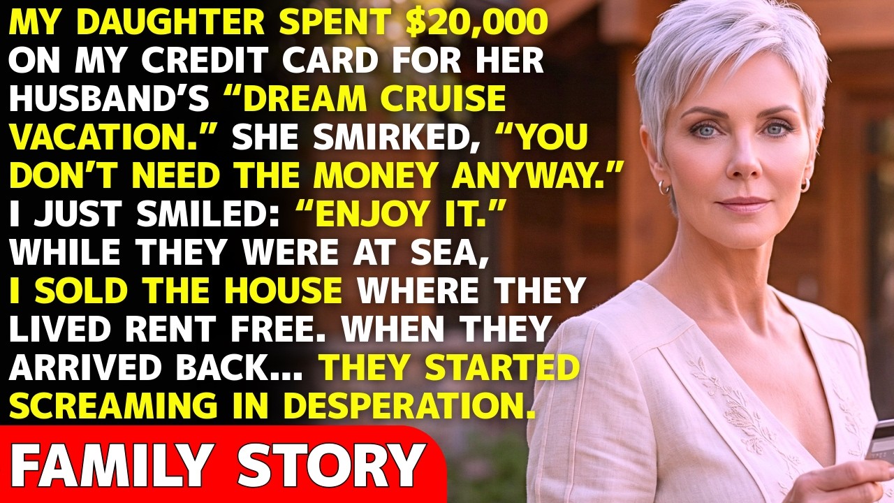 My Daughter Used My Credit Card For Her Husband’s $20,000 Cruise—So I Sold The House While They...