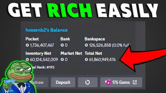 How to GRIND TONS OF COINS + ITEMS on DANK MEMER, Gain lots of coins fast!