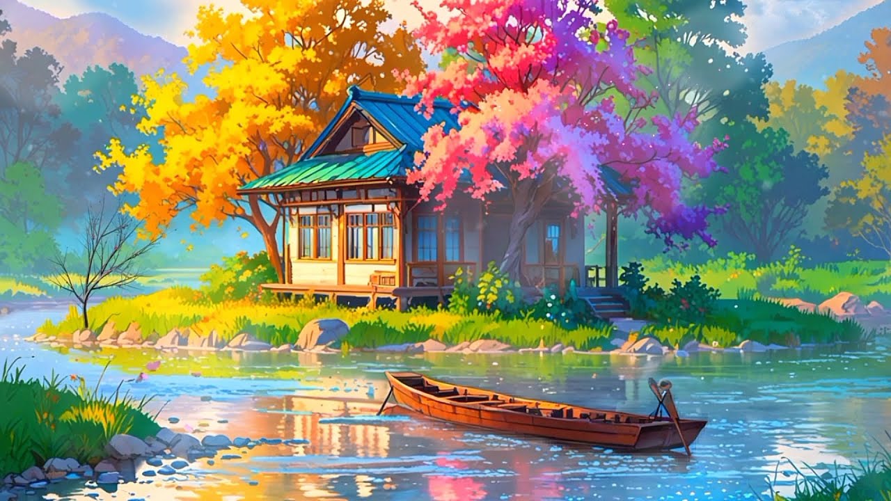 Peaceful Relaxing Piano with Water Sounds - Stop Overthingking,  Sleep Music, Stress Relief Music