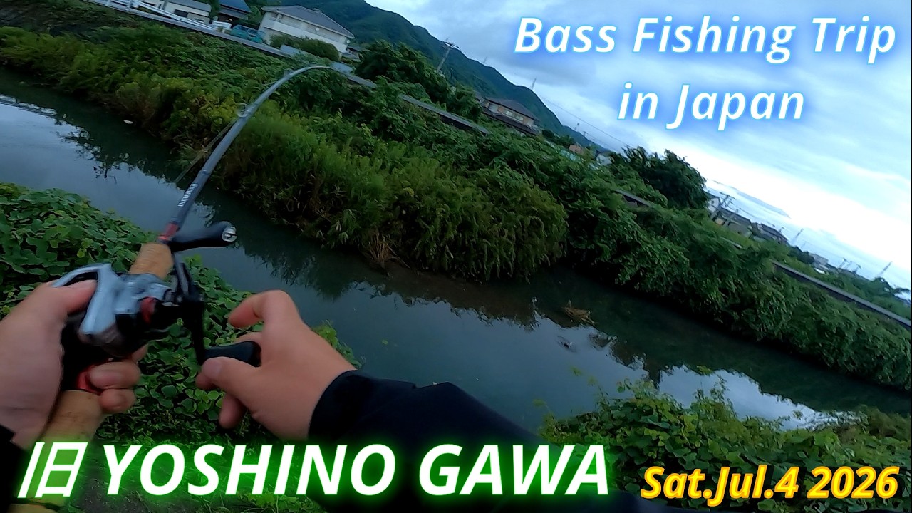 旧 YOSHINO GAWA Jul.4 2026 / Bass Fishing Trip in Japan