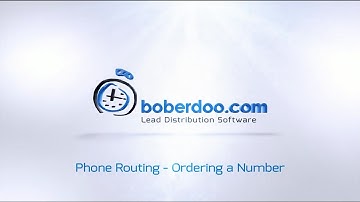 How To Order a Phone Number | boberdoo Call Routing Software