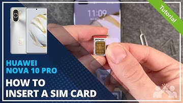 HUAWEI nova 10 pro - How to insert a SIM card • 📲 • 📶 • ✅ • | Tutorial