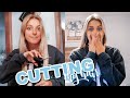 VLOGMAS DAY 20: home with the fam + cutting my hair..