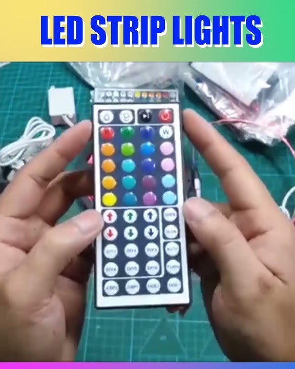 LED Strip Light-Flexible color changing with 44 Key ir remote, Easy to install and look great
