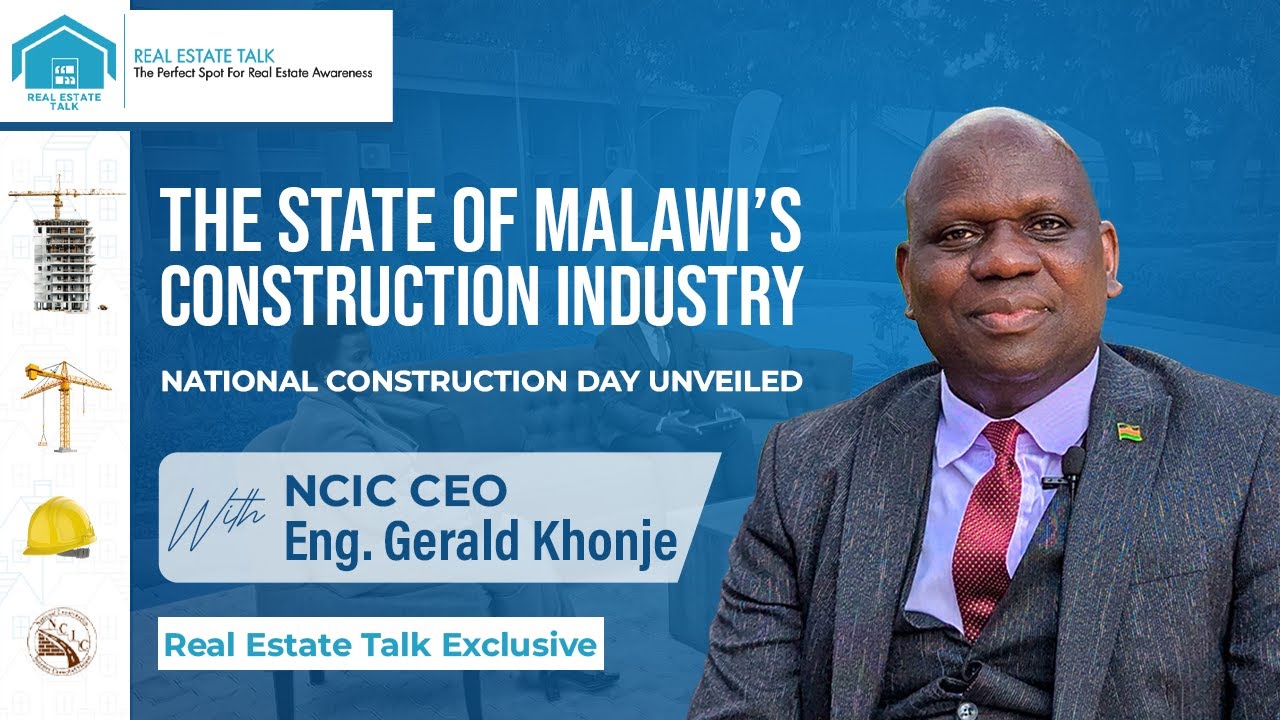 Still from Real Estate Talk Special: National Construction Day 2025 - Interview with Engineer Gerald Khonje