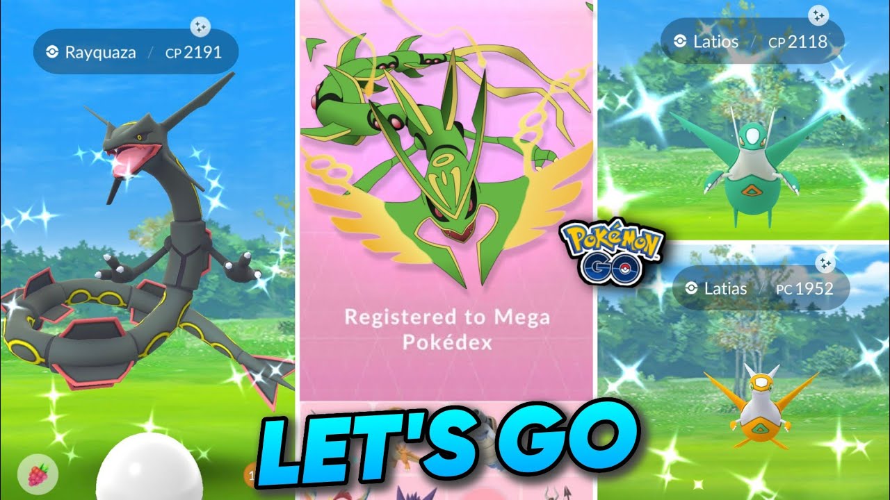 Mega rayquaza mega evolution in Pokemon go ! #megarayquaza