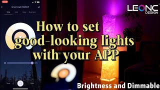 how to set the light bulbs with the app screenshot 5