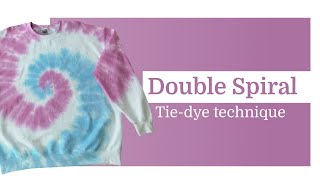 Tie-dye pattern P115 : Two-arms Spiral