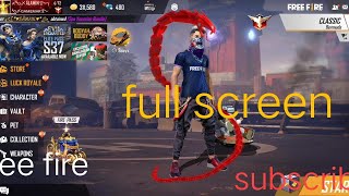 How To Enable Free Fire full Screen After Bangladesh server 2021.New setting  Alamin