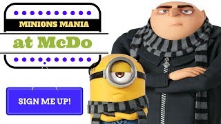 Going bananas at Despicable Me 3 Themed Happy Meal at McDonald's