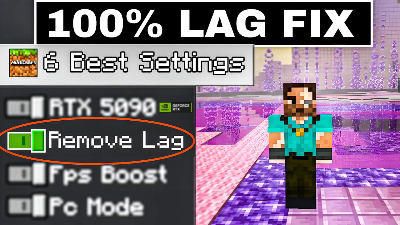 HOW TO FIX LAG & CRASH IN MINECRAFT PE 1.21.123 | Mobile Gaming Help By Enskild Gaming 