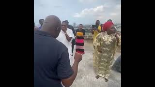Developer, Femi Osibona, Doing Thanksgiving On His Just Completed Building Before The Collapse.