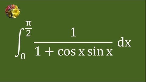2nd method to evaluate the definite integral using must know basic techniques (Mis-2693A)