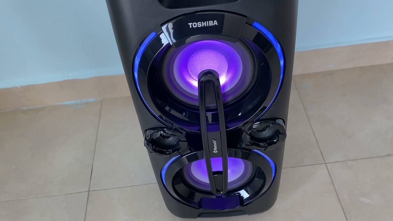 Toshiba TY-ASC60 Bluetooth party speakers unboxing - YouTube