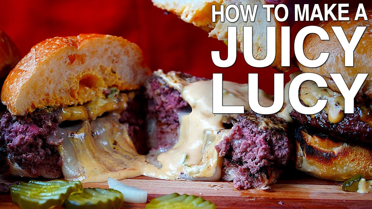 Как приготовить сочный бургер «Люси» на гриле | ЛУЧШИЙ фаршированный бургер на свете