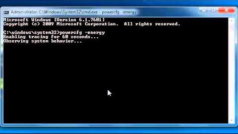 Windows 7 Power Efficiency