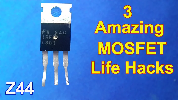 Top 3 Awesome Projects Using MOSFET | 3 Amazing MOSFET Life hacks | irfz44n MOSFET Transistor
