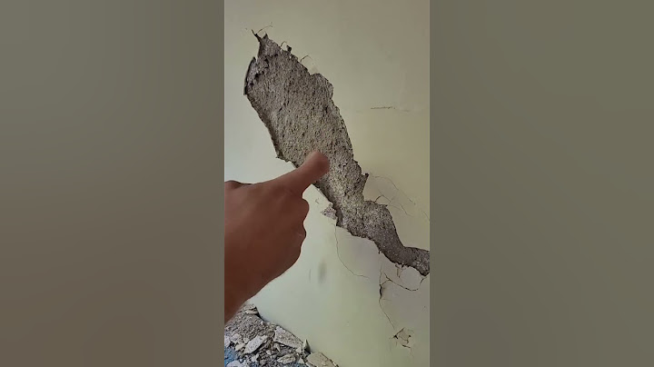 Major plaster damage on a painting project #painting