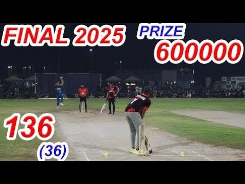 TAIMOUR MIRZA VS USAMA ALI FINAL 2025 PRIZE 60OK 136 RUNS NEED 36 BALLS ...