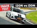 Hyundai i20 N vs i30 N: POV track test comparison (Nurburgring)