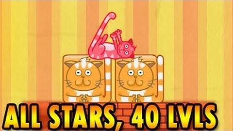 Catalance Walkthrough, All Stars All 40 Levels, GamesOnly Cat Game