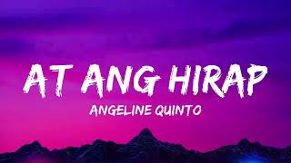 At Ang Hirap Lyrics -  Angeline Quinto