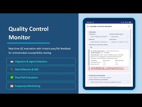 Quality Control. BactiFIND App Link - https://bactifind.netlify.app