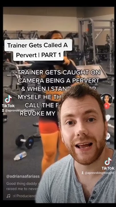 Woman On Tiktok Claims Gym Trainer Was Being A Pervert Trainer Accused Of Being A Pervert #twitch #fyp #fitness #tiktok #gym #