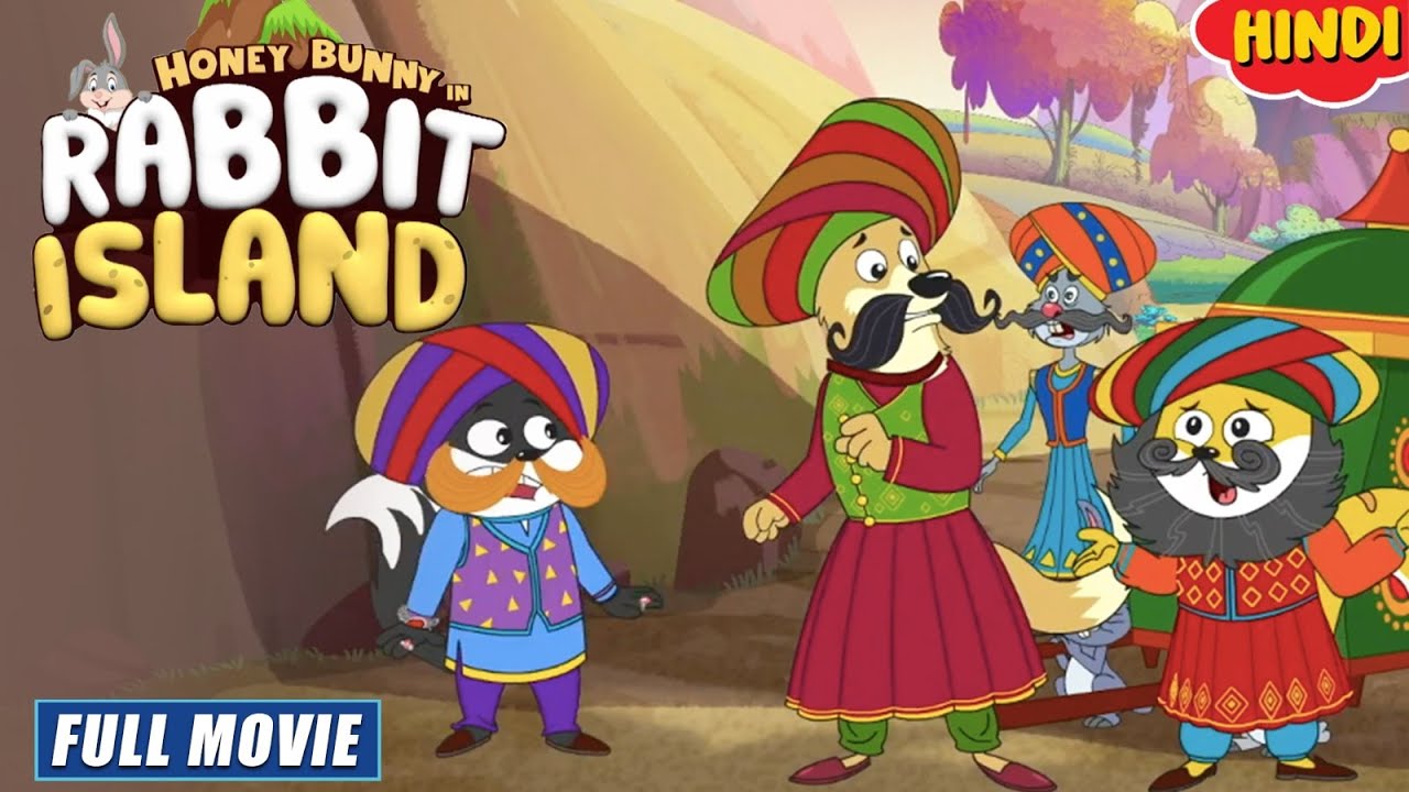 Christmas Special | Honey Bunny In Rabbit Island | New Movie In Hindi | Cartoon For Kids