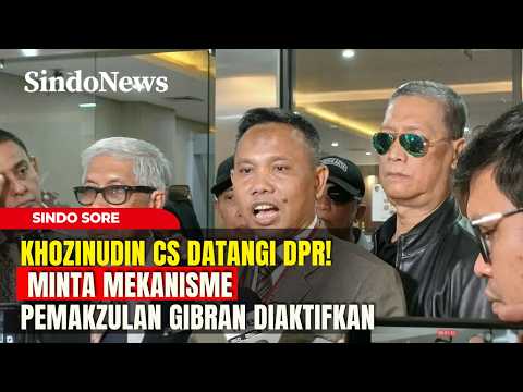 Khozinudin Cs Datangi DPR! Minta Mekanisme Pemakzulan Gibran Diaktifkan | Sindo Sore | 12/10